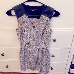 Petite 0 Armani Exchange V neck A line dress